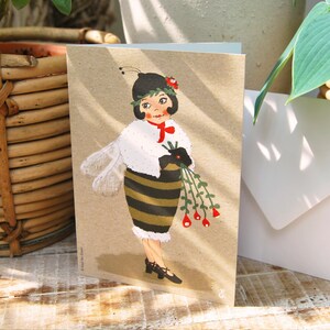 Lady Bee Karte | Herzlichen Glückwunsch | Viel Glück | Geburtstagskarte | Vielen Dank | Besonderer Anlass