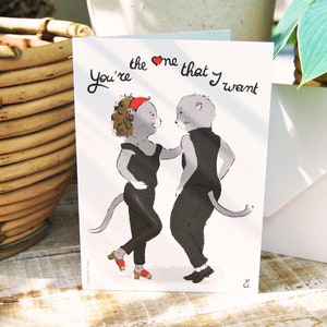 Copycats You & Me Karte | Katzenliebhaber | Valentinstag | Herzlichen Glückwunsch | Viel Glück | Heirat | Feiern | Fett
