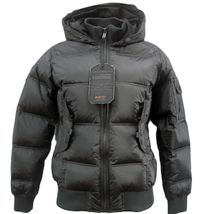 Puffer down jacket - Vintage jacket - goose down jacket for women, hoddie jacket Bomboogie.