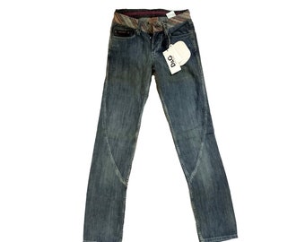 Vintage 90s Dolce Gabbana D&G Distressed Jeans Rare Design Made in