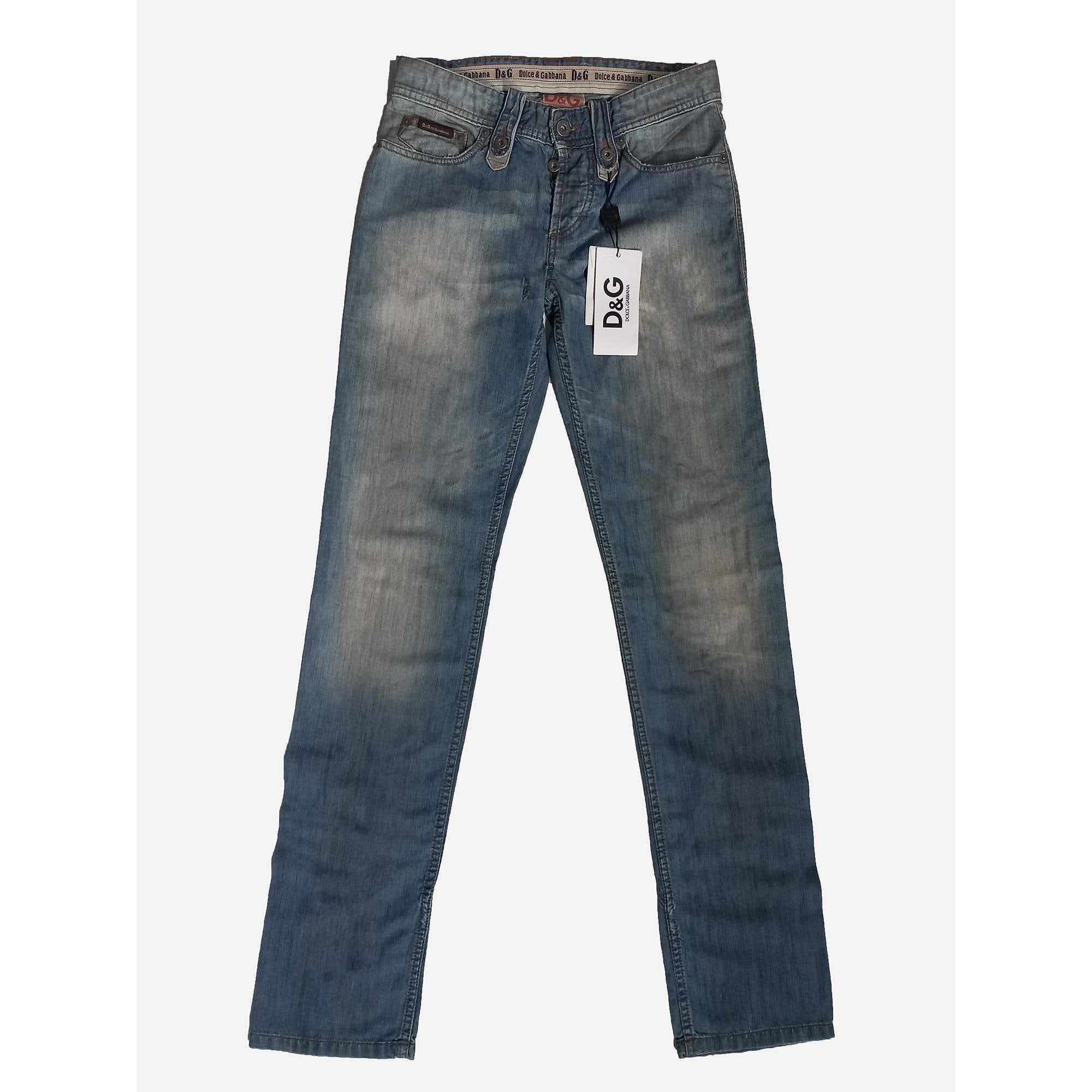 Dolce & Gabbana Archive Jeans With Leather Labels and Appliques Dolce & Gabbana Archive Jeans With Leather Labels and Appliques