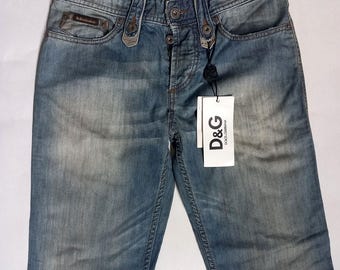 Dolce & Gabbana Archive Jeans With Leather Labels and Appliques