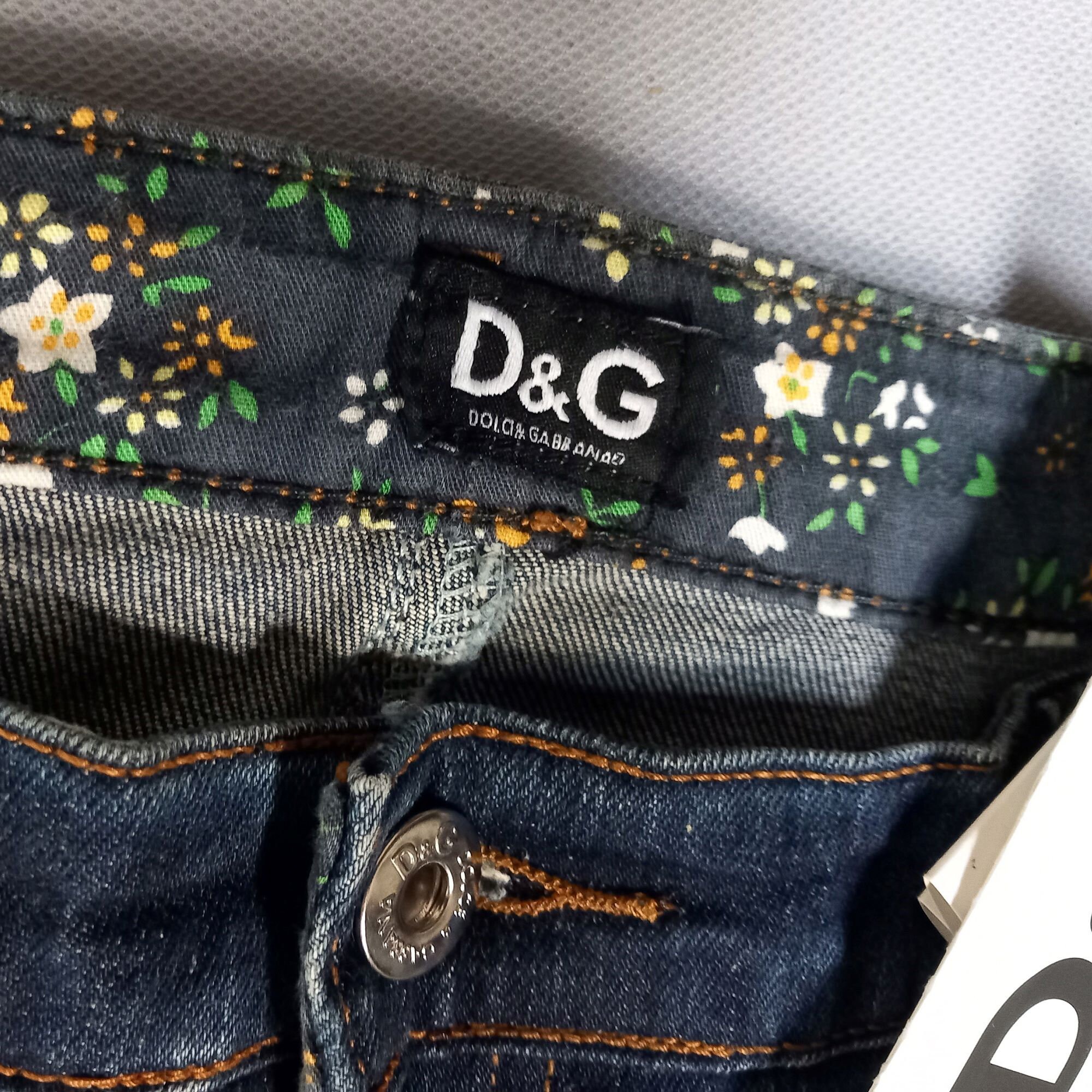 Jeans Dolce Gabbana, DG Vintage Denim Pants, Size 32/46. - Etsy
