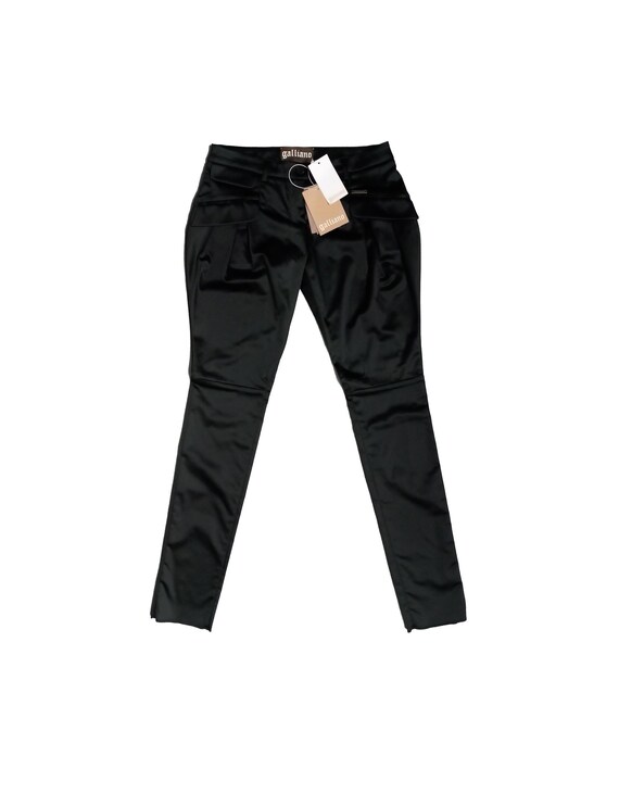 パンツ John Galliano Velvet Slacks Black John Galliano Pleated Trousers, Vintage Formal Y2k Pants W28/42 - Etsy