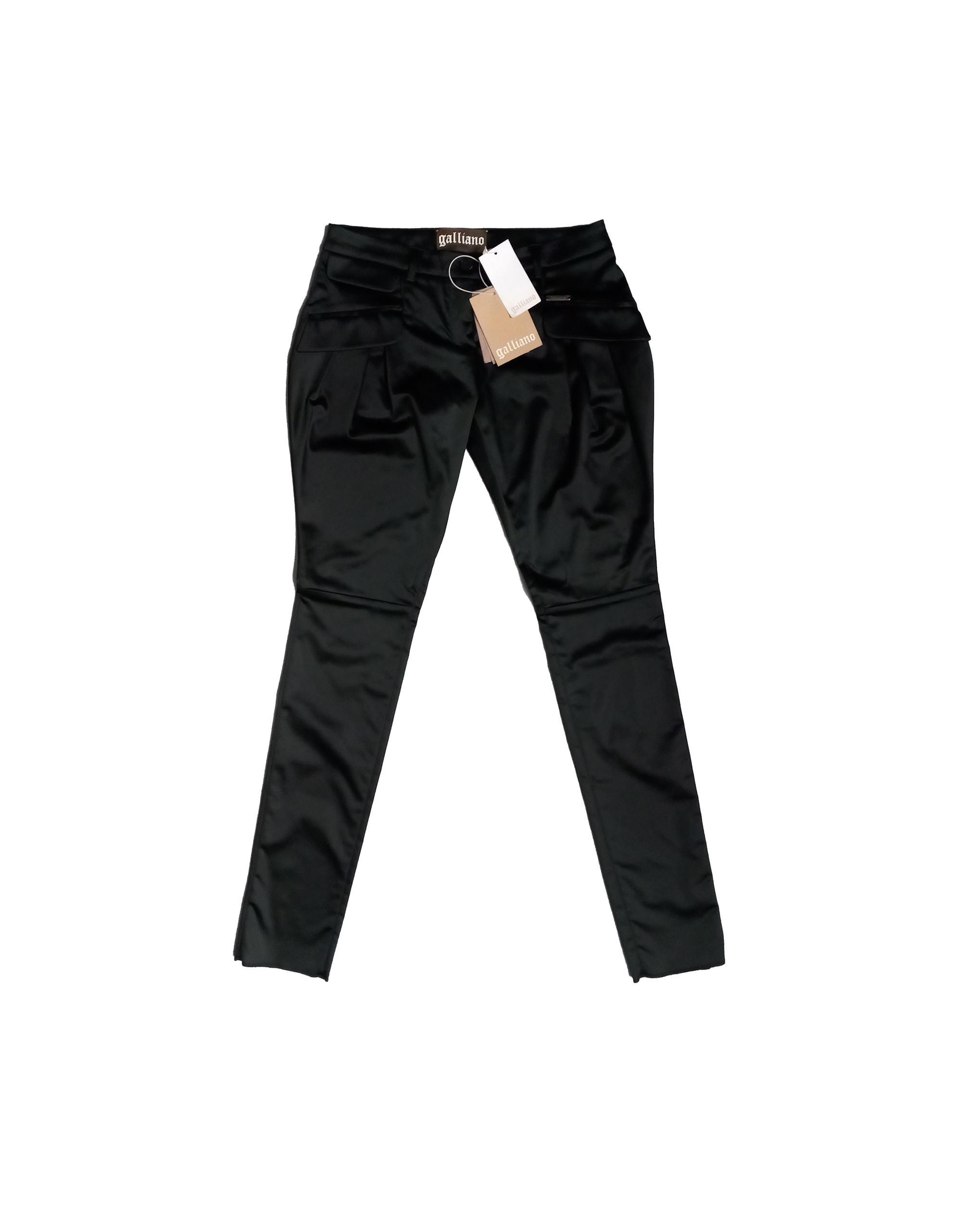 John Galliano サイズ46(M) Coating pants John Galliano Pleated Trousers, Vintage Formal Y2k Pants W28/42 - Etsy