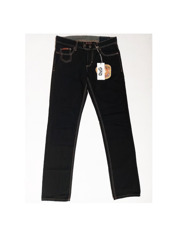 Jeans Black Vintage Dolce Gabbana Y2k Mens Jeans, Never Worn