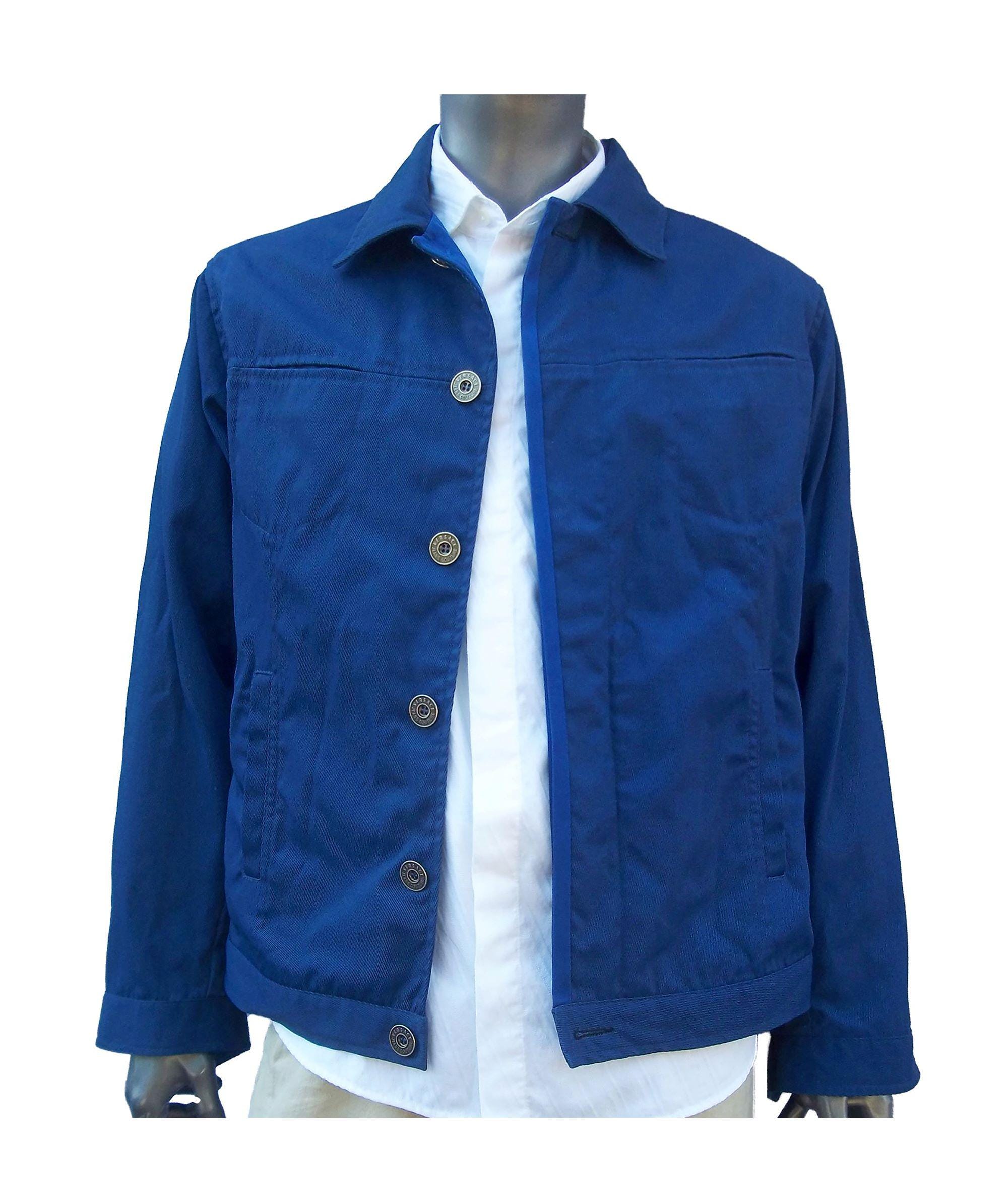 Versace Blue Jacket Mens Vintage Rare - Etsy