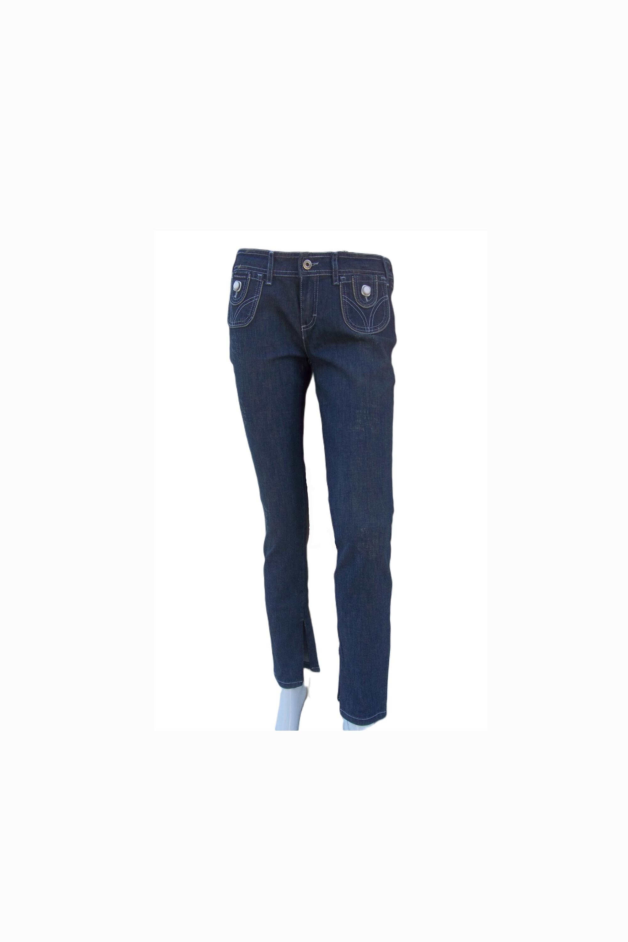 Dolce & Gabbana Zippered Denim Jeans – 2000s, Size 29/43 - Etsy