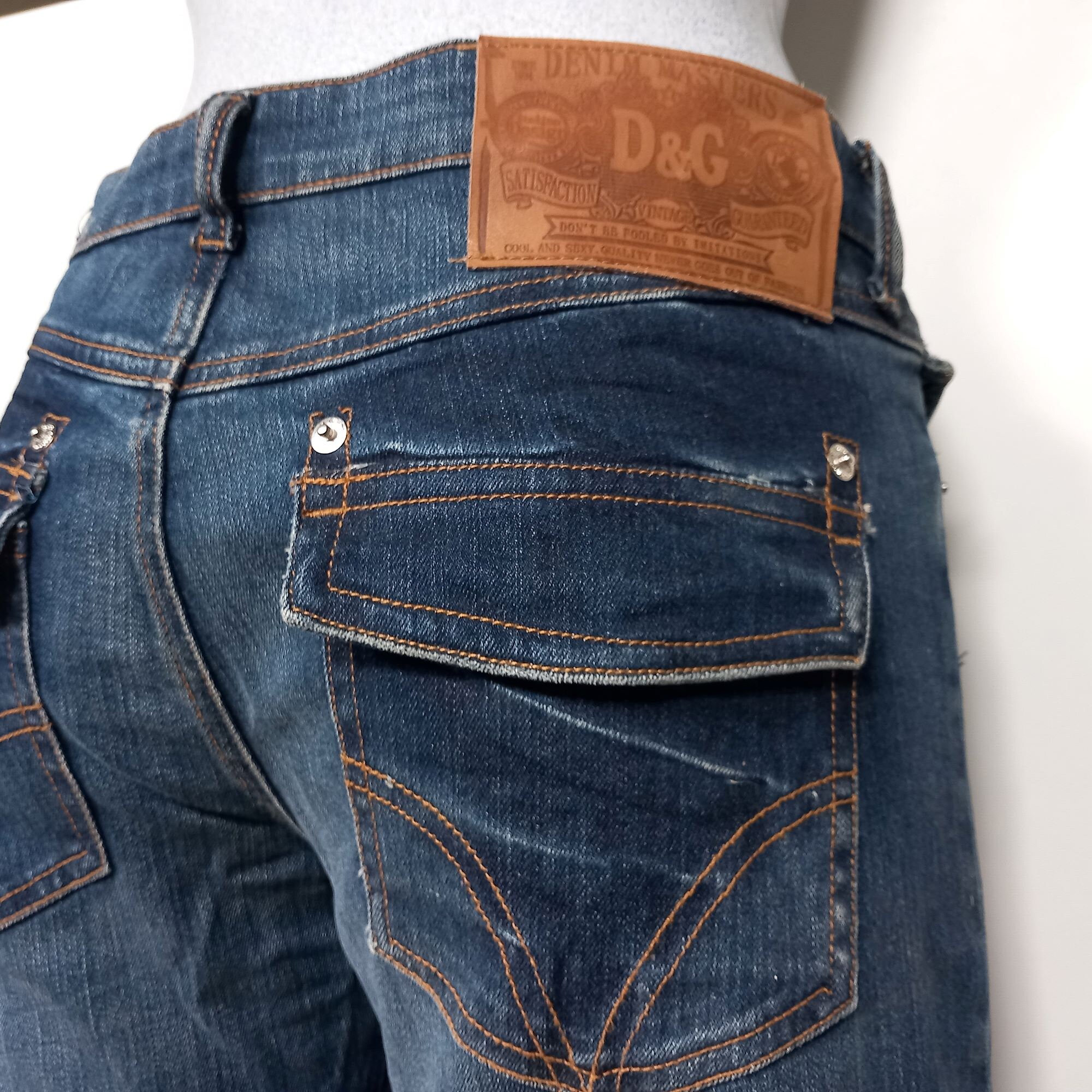 Jeans Dolce Gabbana, DG Vintage Denim Pants, Size 32/46. - Etsy