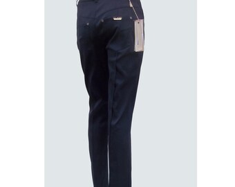 Roberto Cavalli Elegant black trousers size 44, vintage women's trousers,