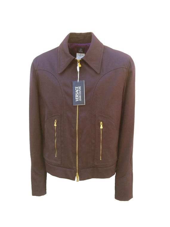 Versace Vintage Men's Winter Jacket - Luxury Designer 90s Fashion