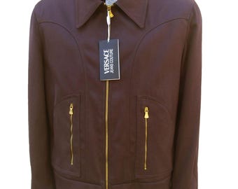 Versace Vintage Men's Winter Jacket - Luxury Designer 90s Fashion