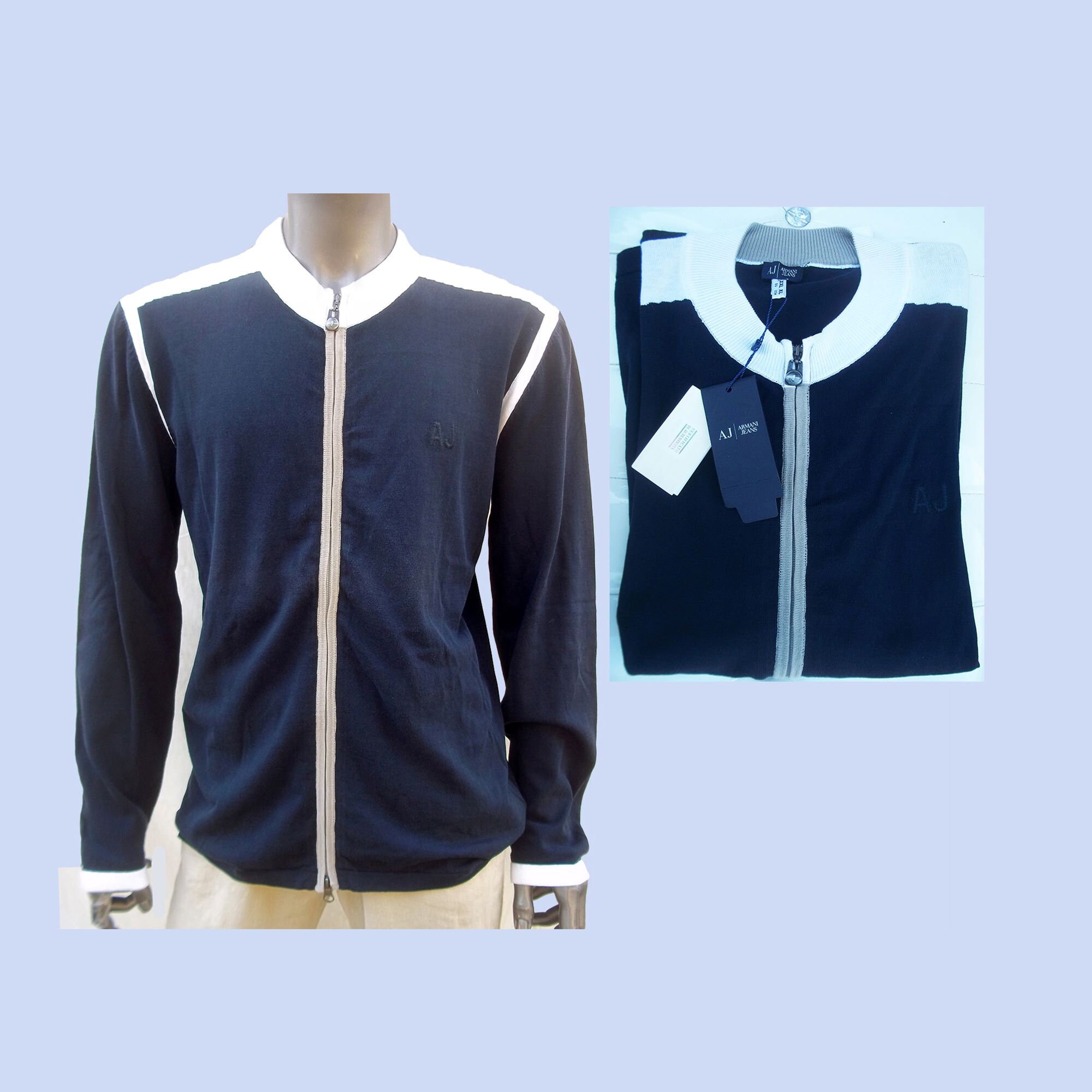 Giorgio Armani 80’s-90’s cotton cardigan Giorgio Armani - Vintage Cardigan Mens Cotton. - Etsy