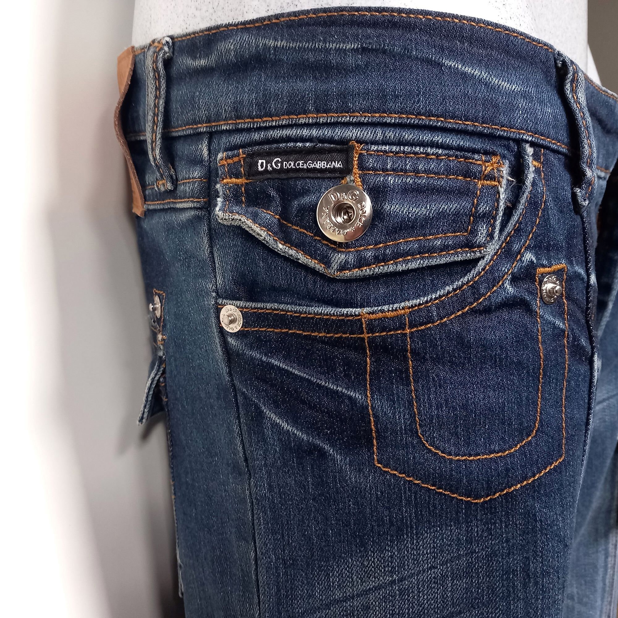 Jeans Dolce Gabbana, DG Vintage Denim Pants, Size 32/46. - Etsy