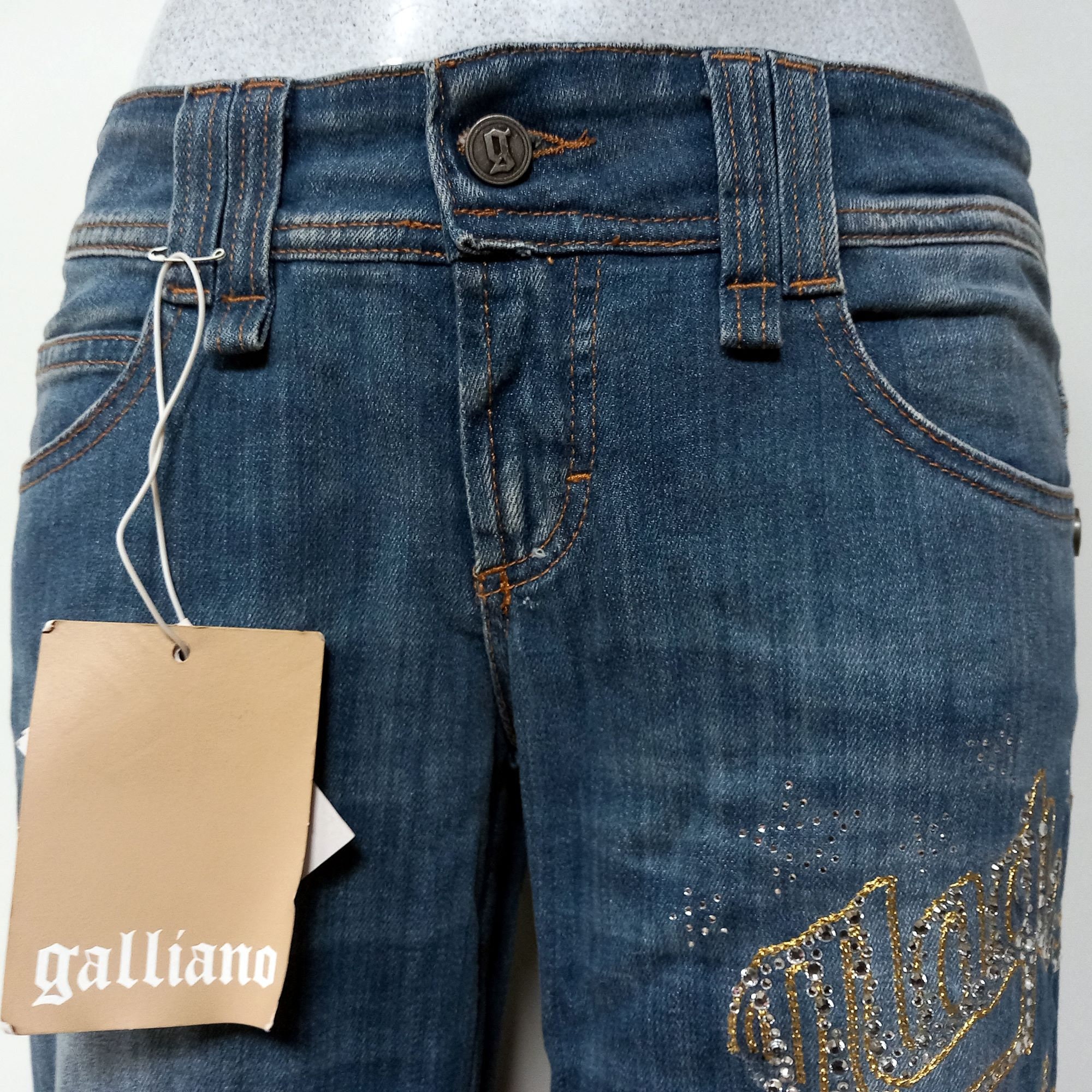 パンツ 00s john galiano Union Jack Denim Jeans John galliano denim
