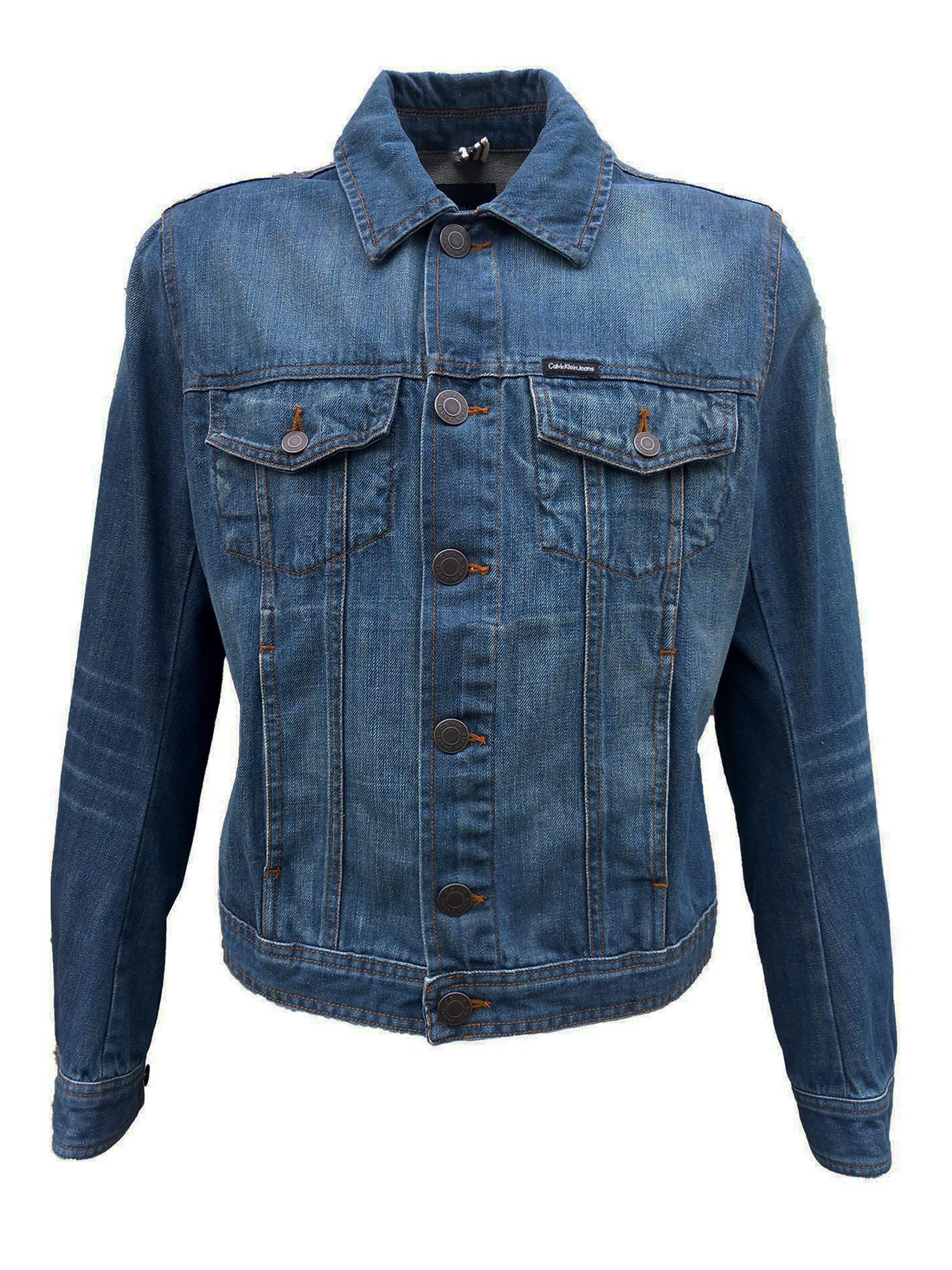 カルバン・クライン・ジーンズ メンズ デニムジャケット サイズL 