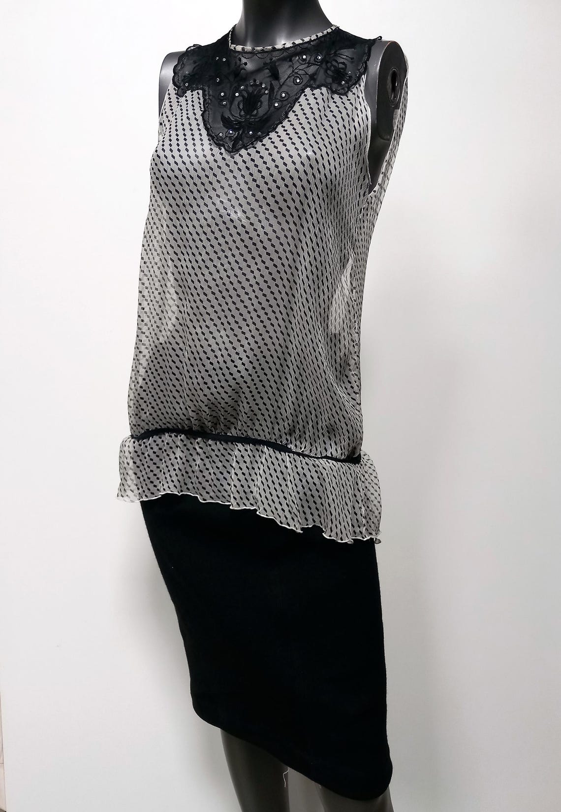Fornarina patterned silk top,, Foto 4 von 5
