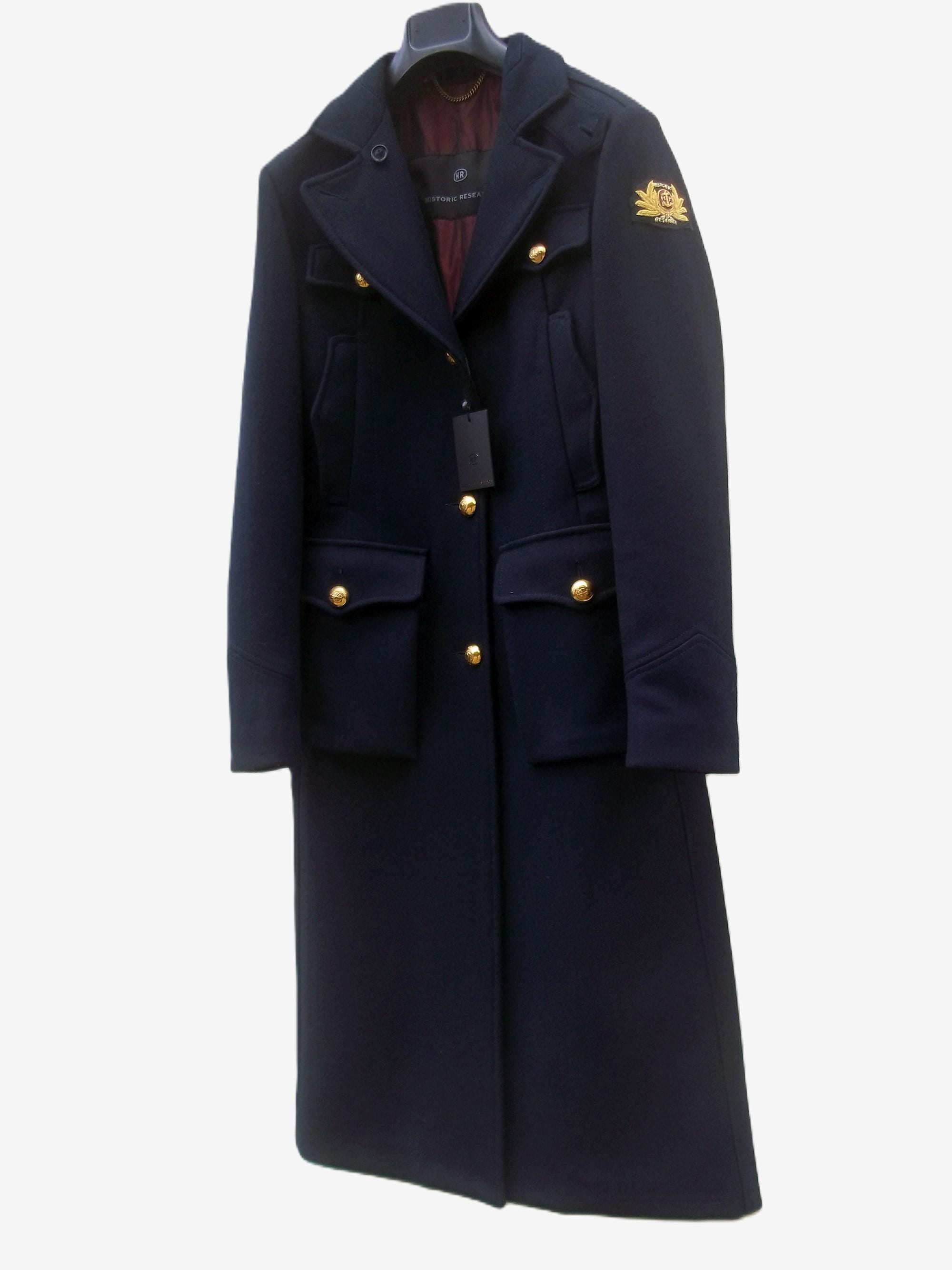Long Dark Blue Wool Coat From the 2000s - Etsy Norway