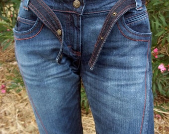 Vintage Roberto Cavalli Jeans, Italian Designer Denim, US 32