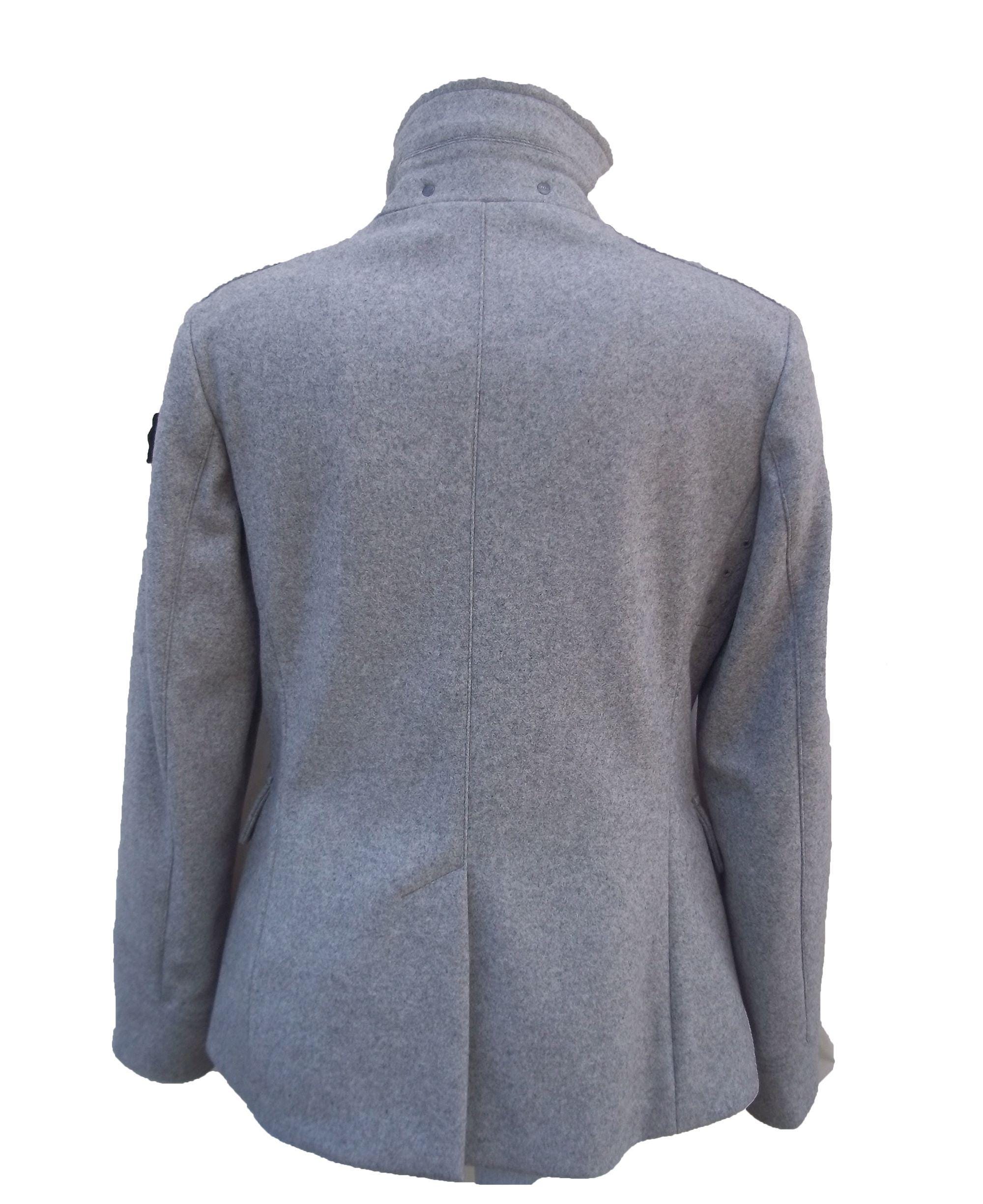 Gray Wool Short Coat Size M, Historic Vintage Women's Jacket - Etsy