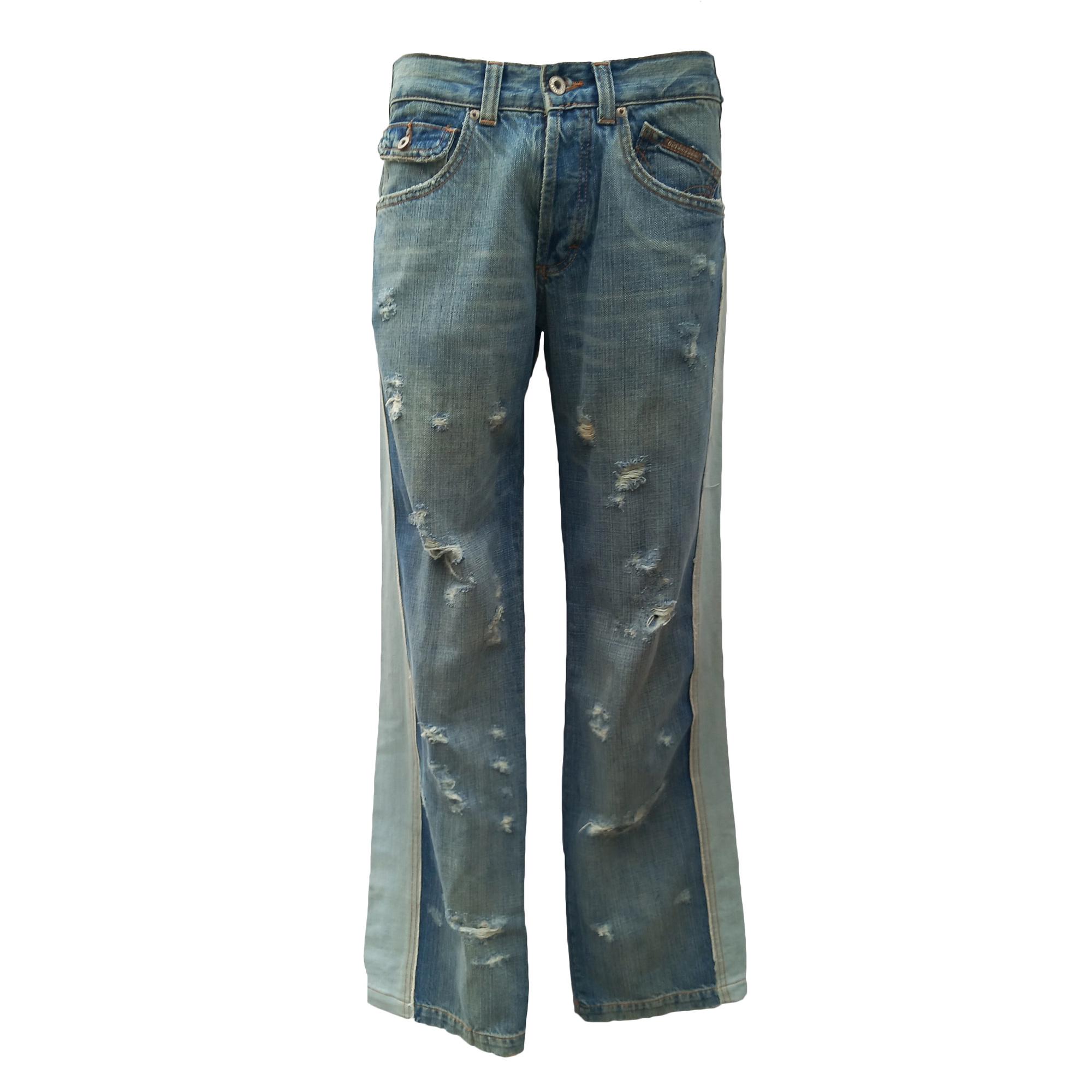 Dolce & Gabbana Jeans Trousers Ripped - Vintage Men Denim Pant