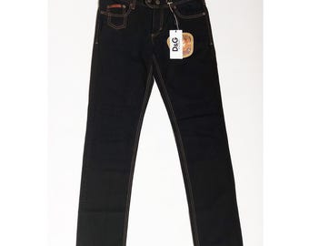Vintage 2000s Dolce & Gabbana Black Denim Pants, Men's Jeans, Never Worn, Size 31.