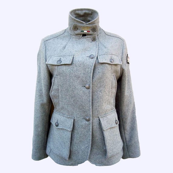 Gray Wool Short Coat Size M, Historic Vintage Women's Jacket - Etsy