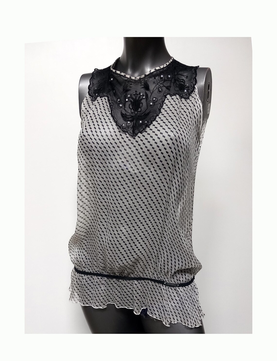 Fornarina patterned silk top,, Foto 1 von 5