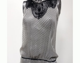 Top de seda estampado Fornarina,