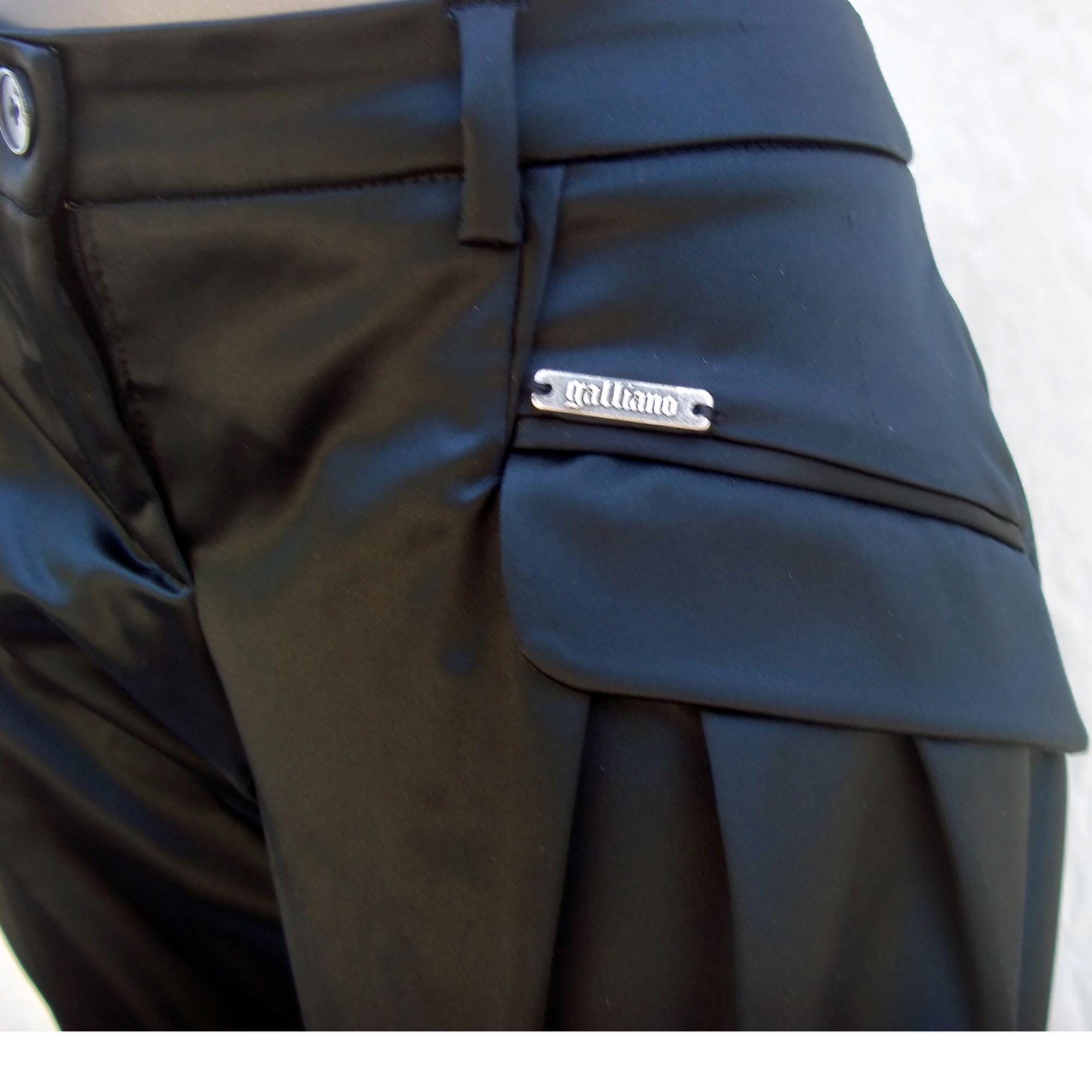Vintage John Galliano Black Pleated Trousers, Size 30/44 - Etsy