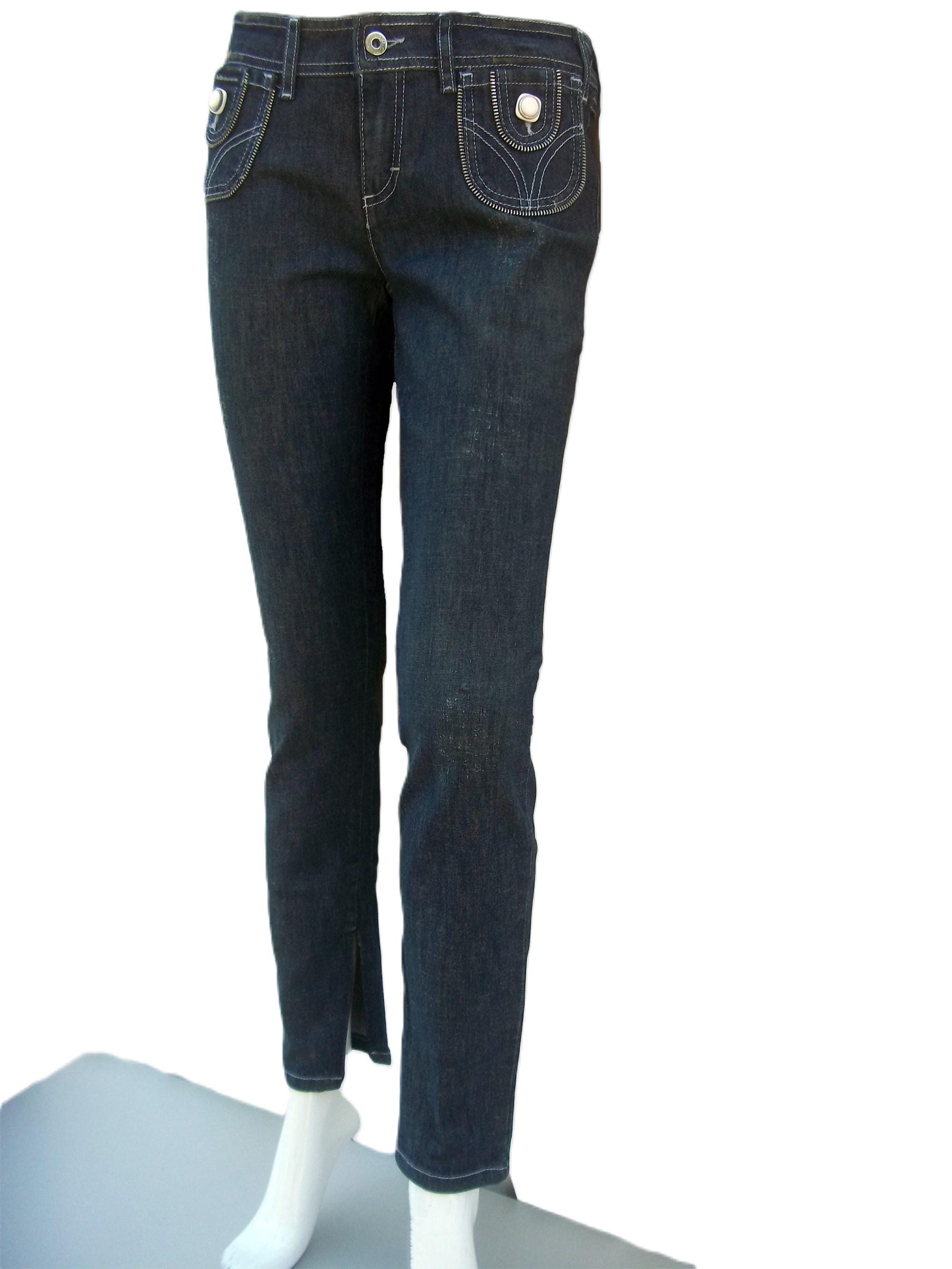Dolce & Gabbana Zippered Denim Jeans – 2000s, Size 29/43 - Etsy