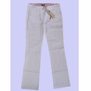 Roberto Cavalli womens vintage white pants.