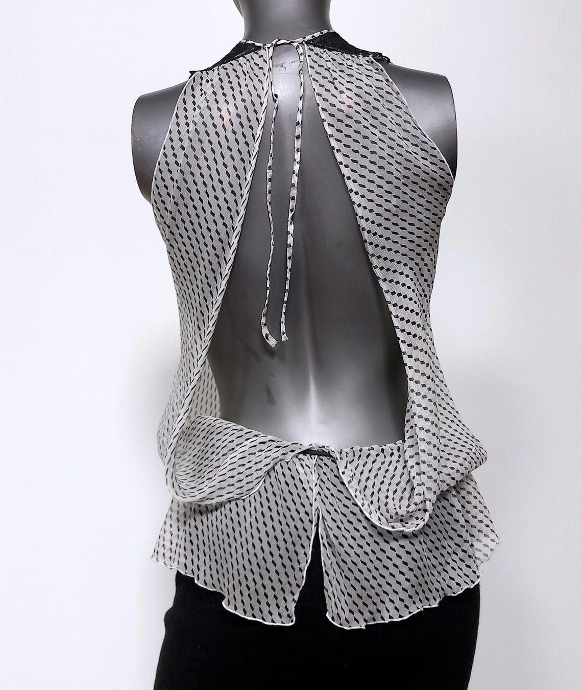 Fornarina patterned silk top,, Foto 2 von 5
