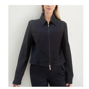 Jacket XXL Vintage Versace Women&#39;s Jacket | Rare Designer Find | Retro Fashion Icon |