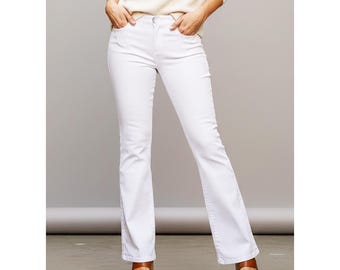 Roberto Cavalli womens vintage white pants.