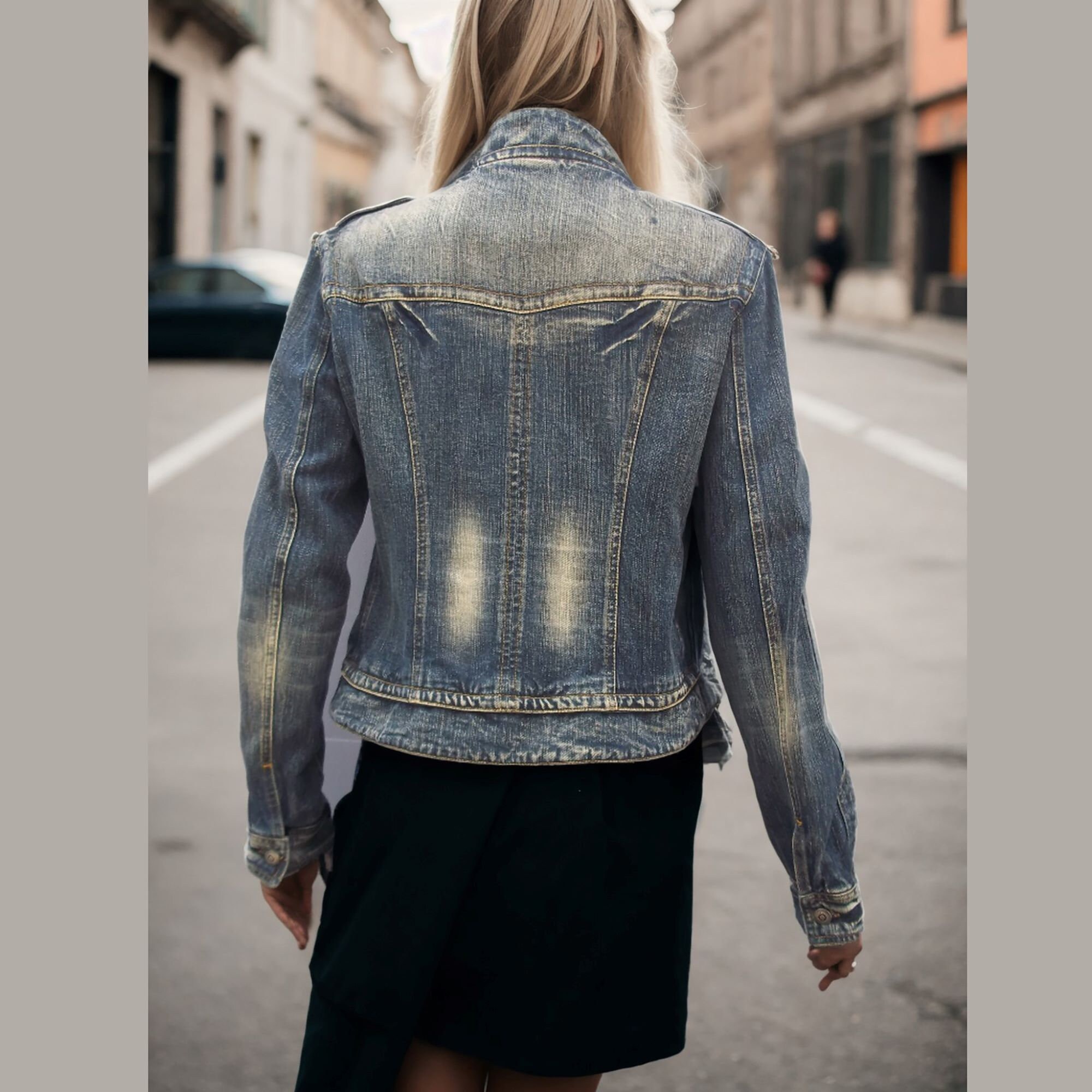 Vintage Roberto Cavalli Denim Jacket, XL, Logo Buttons - Etsy