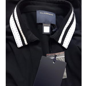 Blouse Black Crepe Class Roberto Cavalli Vintage, Never Worn, New with Tag  Size 42 - Elegant Made in Italy Top