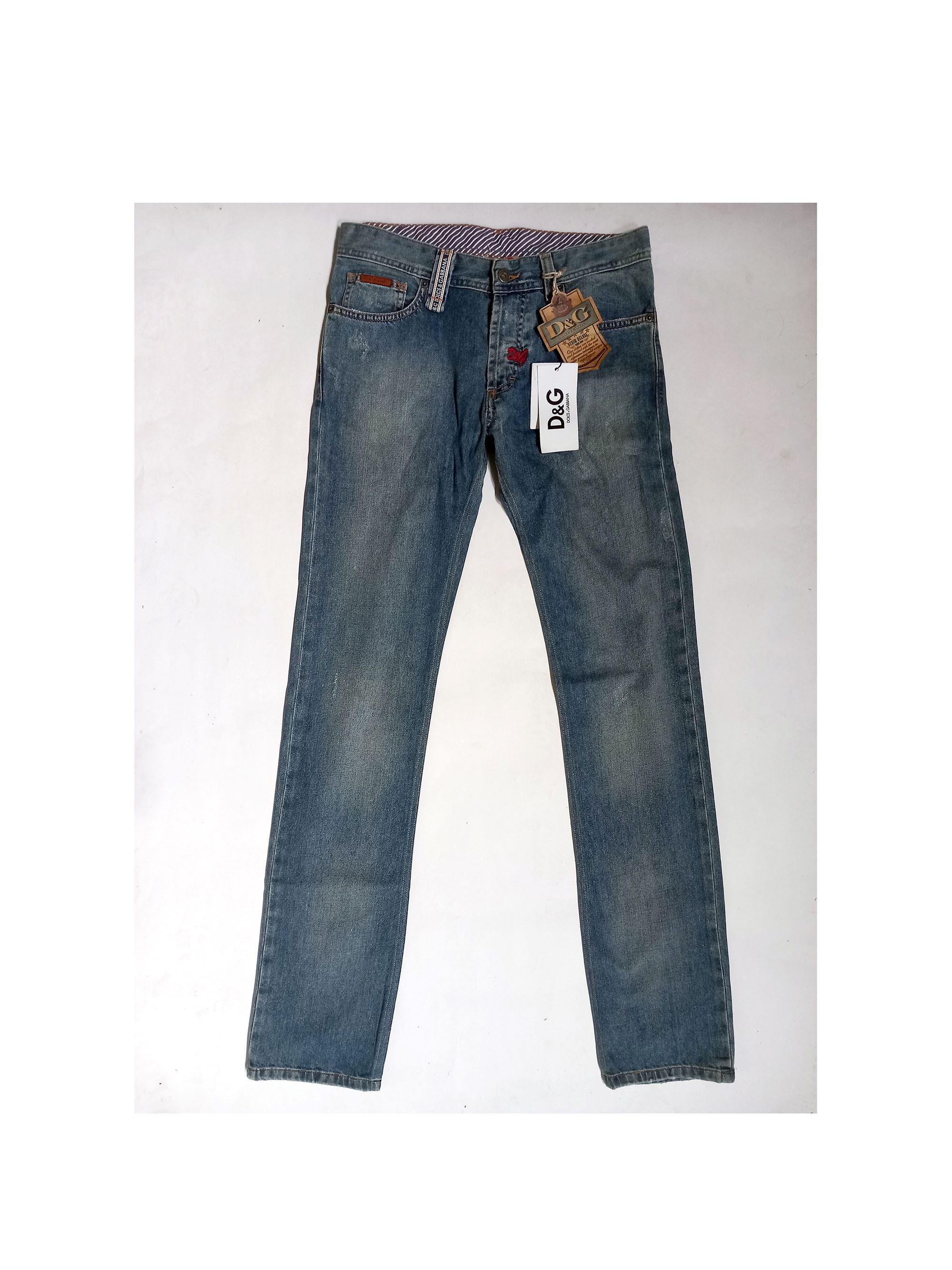 Dolce & Gabbana Men's Jeans, New Never Worn, Deg Luxury Vintage
