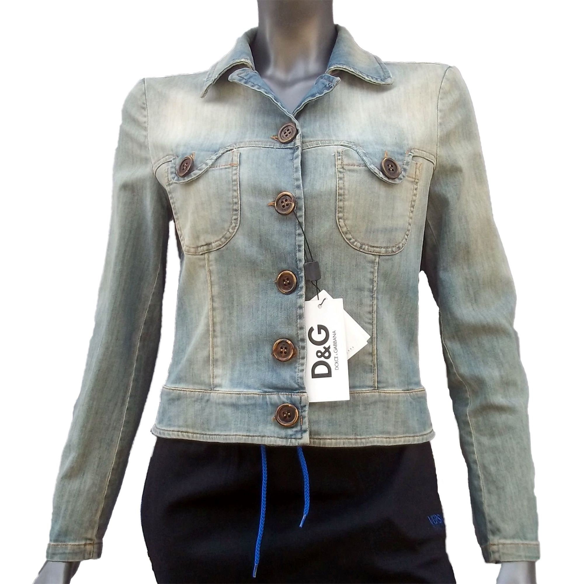 ドルチェ＆ガッバーナ シック ストーンウォッシュ ヴィンテージ デニム