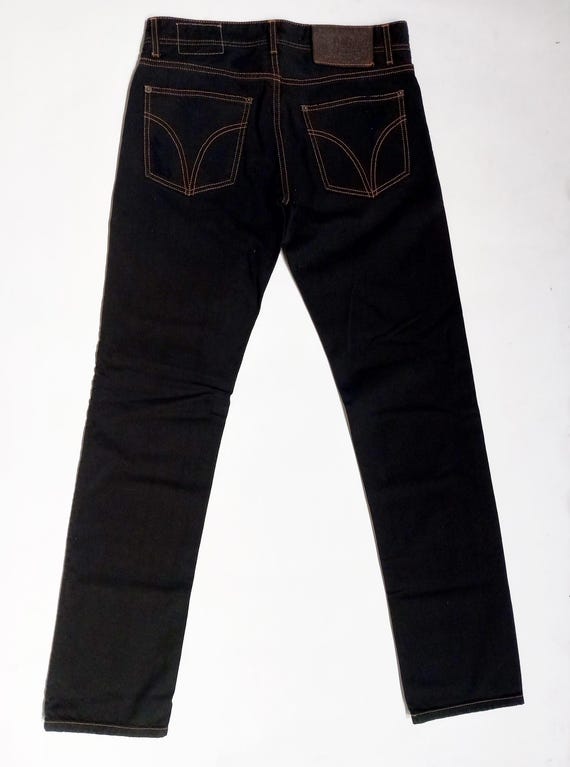 パンツ 00s DOLCE&GABBANA black denim pants y2k Jeans Black Vintage Dolce Gabbana Y2k Mens Jeans, Never Worn