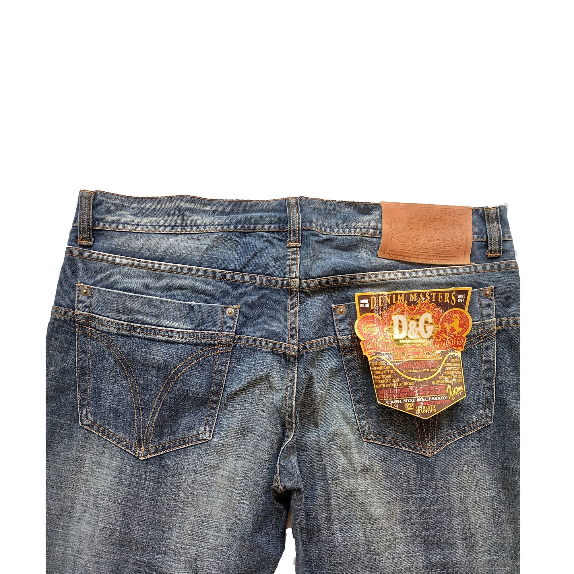 Jeans Mens Dolce & Gabbana Vintage Denim Pant 2000s Denim Trousers
