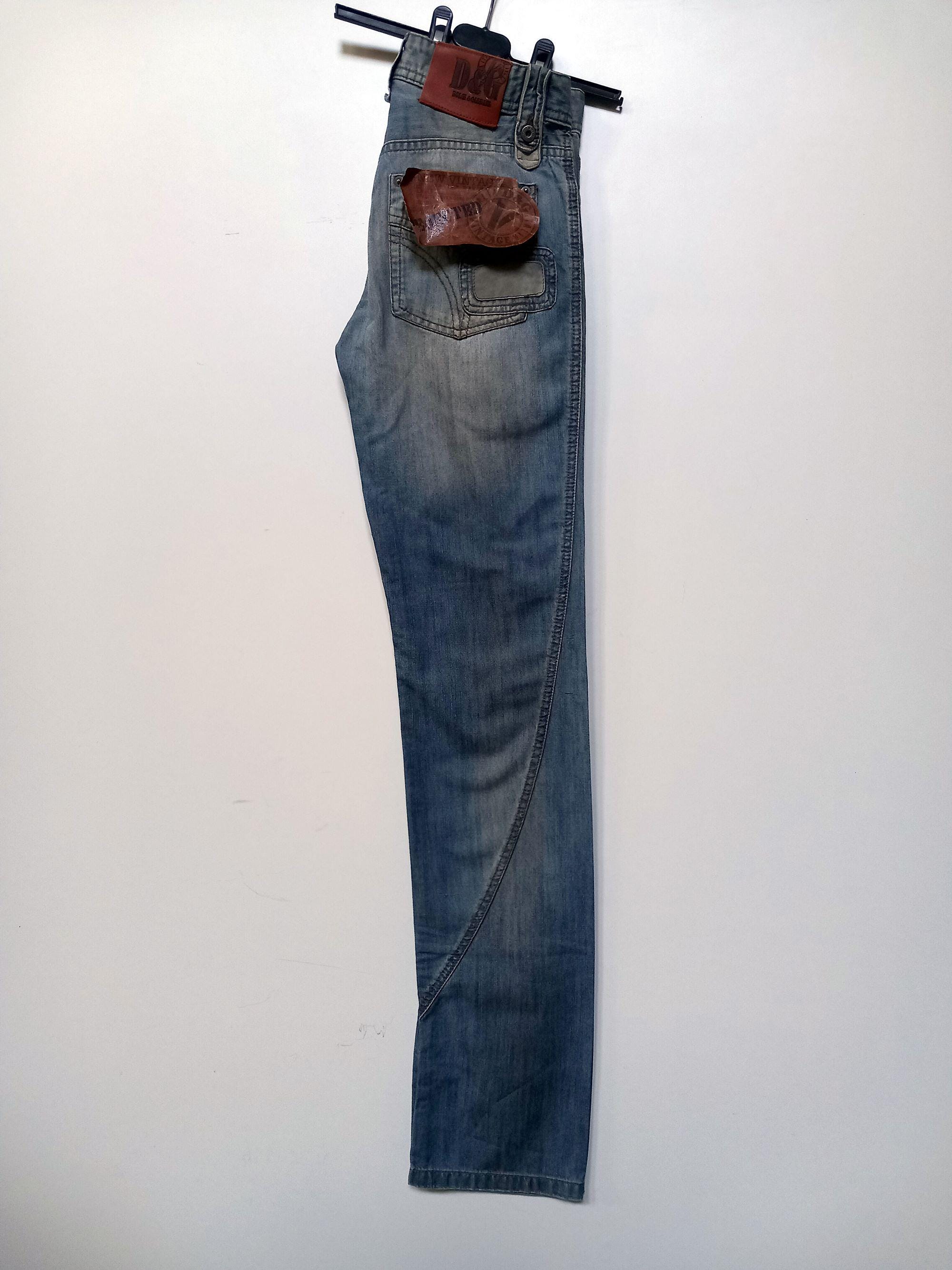Dolce & Gabbana Archive Jeans With Leather Labels and Appliques