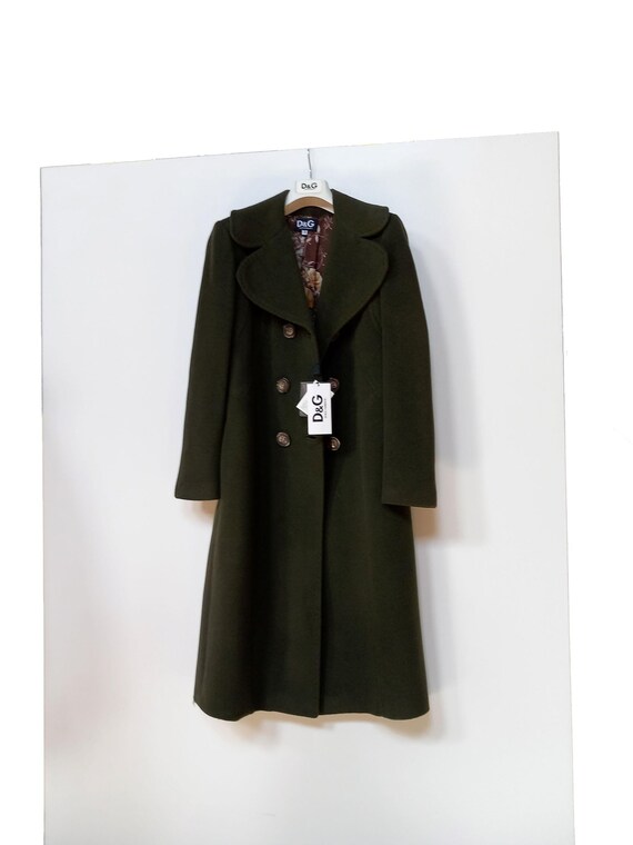 Coat Designer Dolce & Gabbana - Luxurious Long Wool Coat