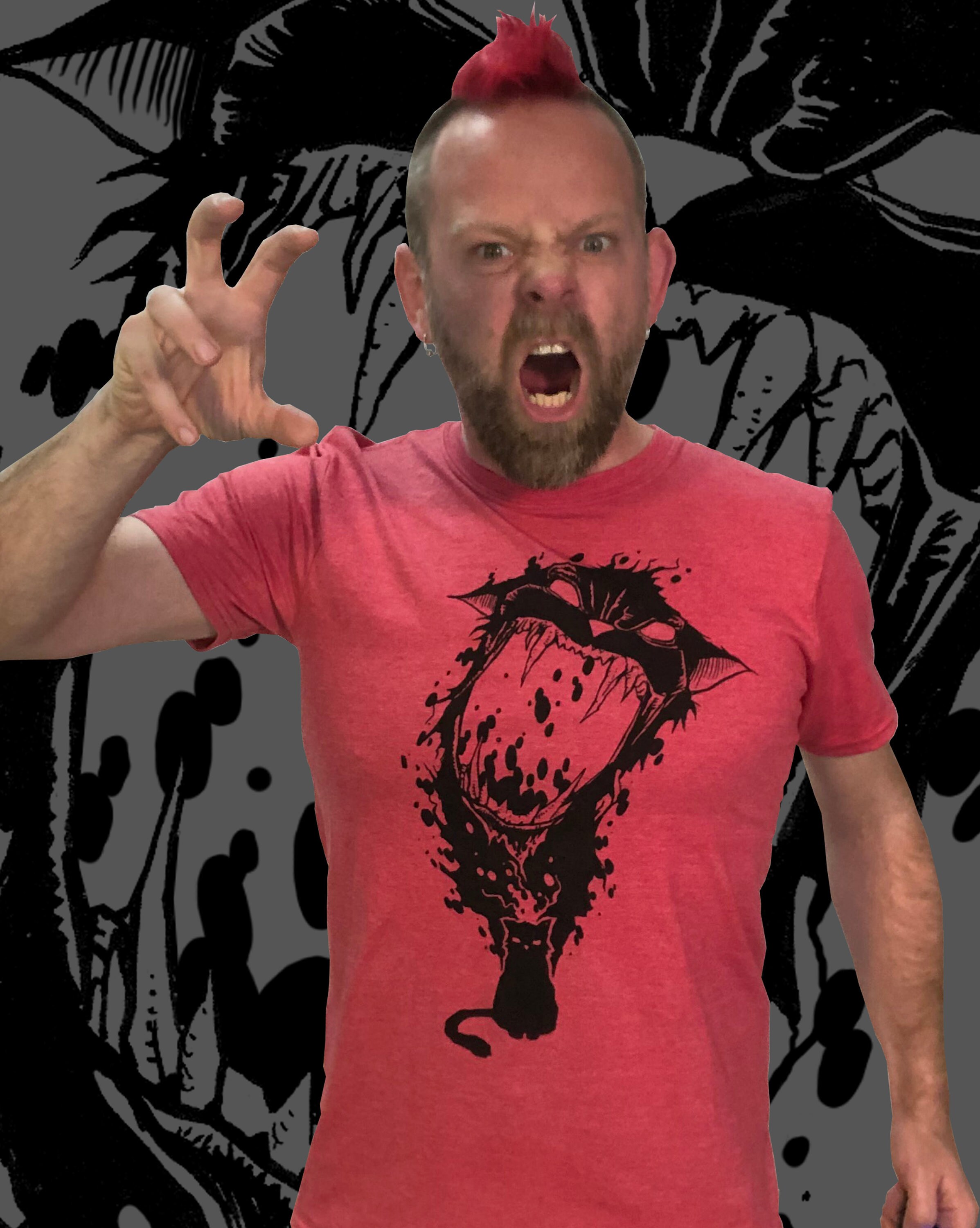 demon cat shirt