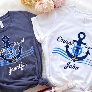 Camiseta del equipo de cruceros 2025: camiseta de vacaciones familiares a juego