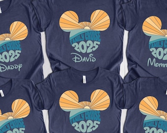 Disney Family Cruise 2025 Shirts, Personalized Disney Cruise 2025 Shirt, 2025 Disney Family Cruise Tee, Disney Family Cruise Trip Shirt