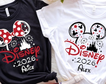 Disney 2026 Shirts,Disney Family 2026 Shirt,Custom Disney Family Shirt,Disney Family Trip Shirt,Disney Family Vacation Shirt,Disney Shirt