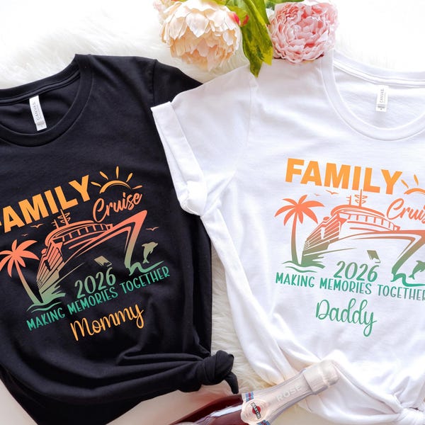 Custom Family Cruise Shirt,2026 Family Cruise Shirt,Custom Family Name Cruise Shirt,Matching Cruising Shirt,Family Cruise 2026, Cruise Shirt