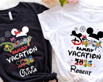 Disney Family Vacation 2026 Shirt,Disney Family Shirt,Custom Disney Vacation Shirt,Disney Shirts,Disney Vacation Shirt,Matching Disney Shirt
