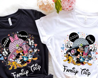 Disney Trip 2026 Shirt, Personalized Disney Trip 2026 Shirt, 2026 Disney Couple Shirt, Disney Vacation Shirt, Disney Family Trip Shirt